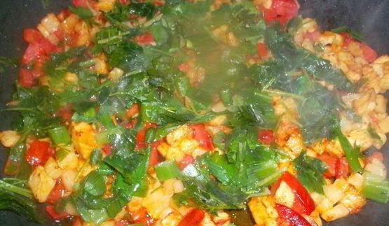 сытный омлет