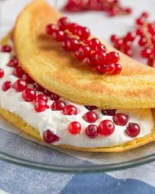 Утренний сладкий омлет