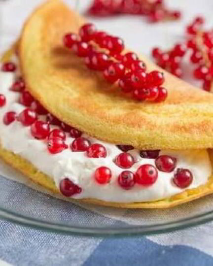 Рецепт утреннего сладкого омлета