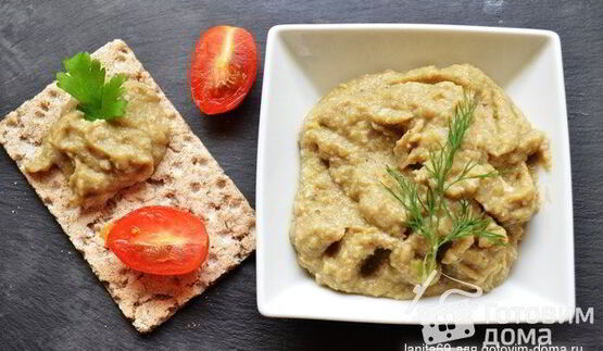 еврейский паштет — баклажан с яйцом