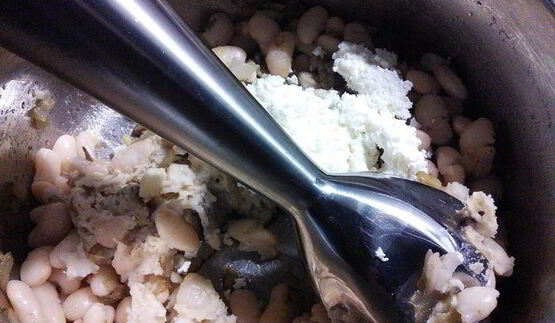 фасолевый паштет с грибами