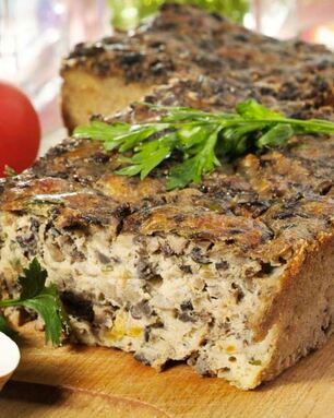 Грибной паштет в духовке