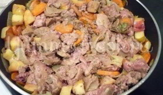 нежный паштет под апельсиновым желе