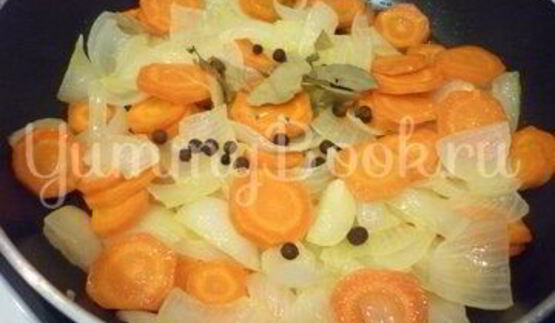 нежный паштет под апельсиновым желе