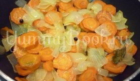 нежный паштет под апельсиновым желе