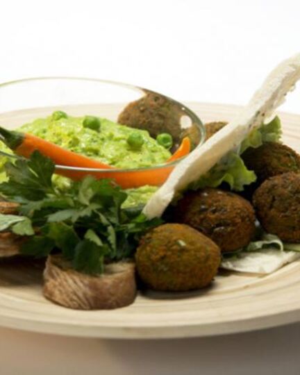 Рецепт паштета и фалафель из зеленого горошка