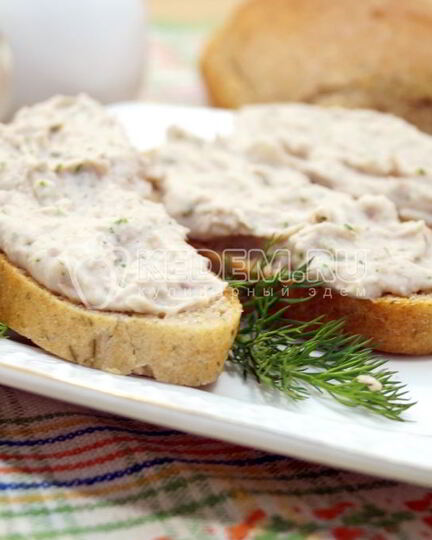 Рецепт паштета иза белого фасолей