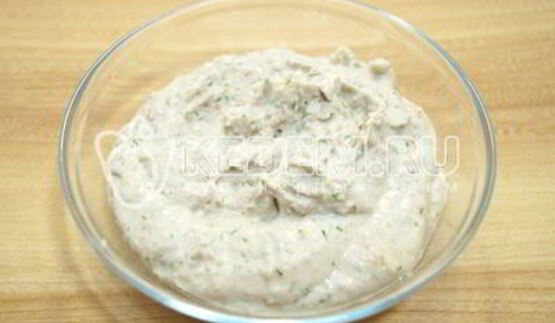 паштет из белой фасоли