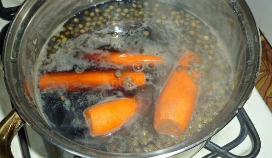 паштет из чечевицы с морковью