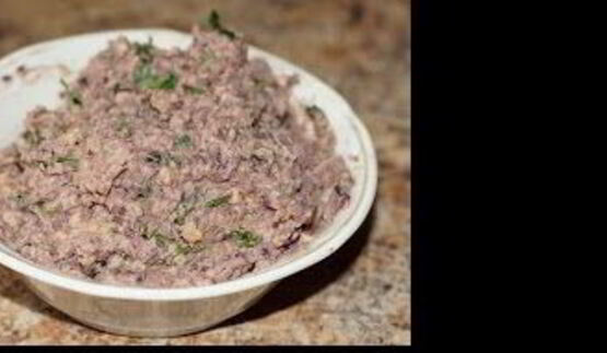 паштет из фасоли с грецкими орехами