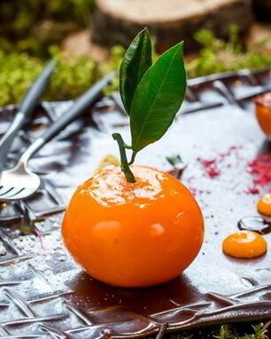 Паштет из кролика с печеной хурмой