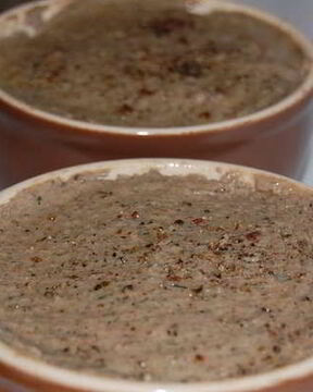 Паштет из куриной печени с грибами