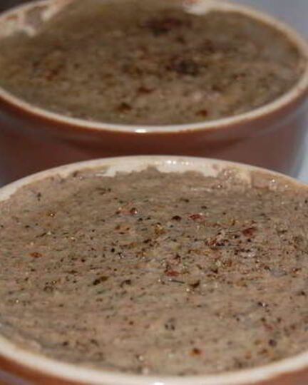 Рецепт паштета из куриной печени с грибами