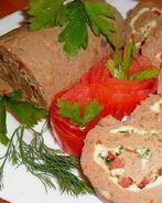 Паштет из куриной печени с овощами