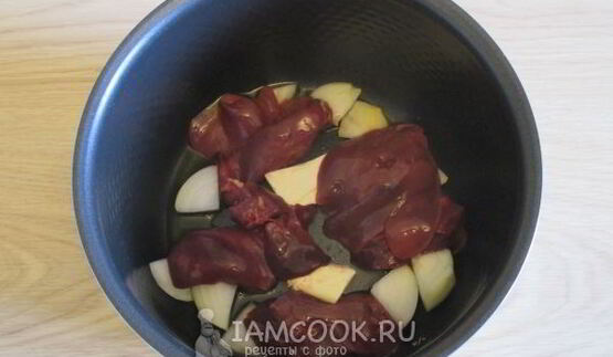 паштет из куриной печени в мультиварке