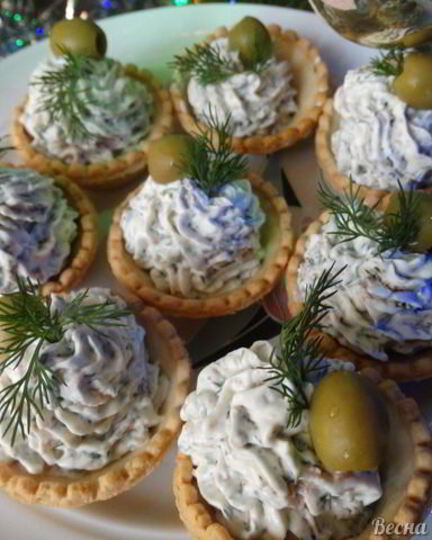 Рецепт паштета из творожного сыра и печени трески