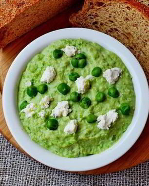 Паштет из зеленого горошка