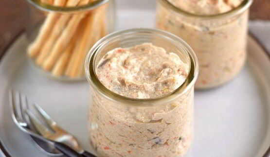 паштет из жареных баклажанов с творогом