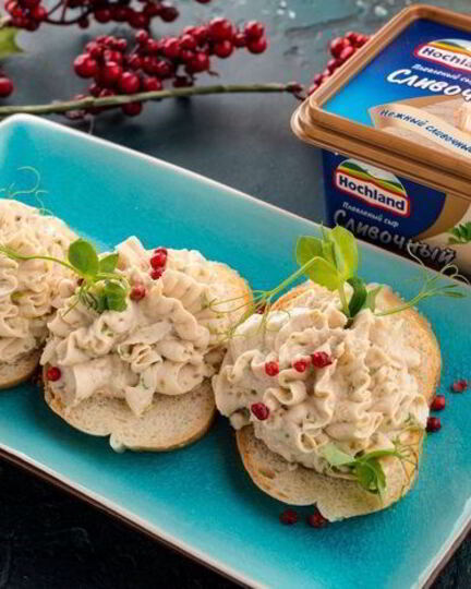 Рецепт паштета с плавленым сыром