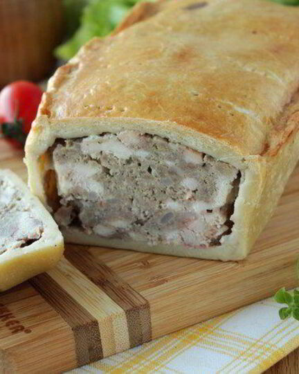 Рецепт паштета в хрустящем тесте