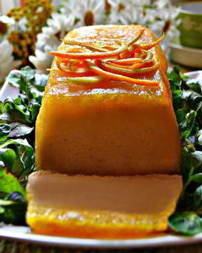 Рыбный паштет в апельсиновом желе