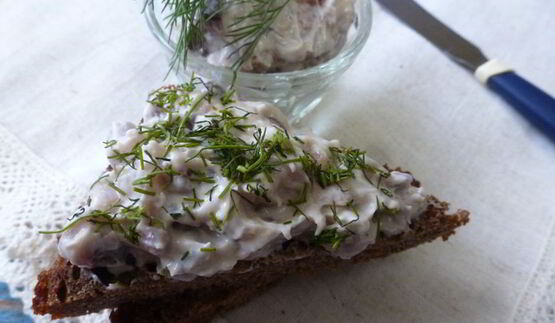 селедочный паштет с творожным сыром