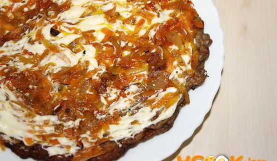 печеночный торт из свиной печени