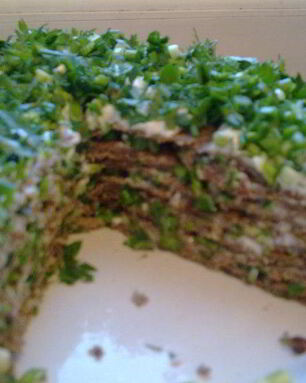 Печеночный тортик