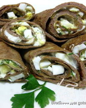 Печеночные рулетики