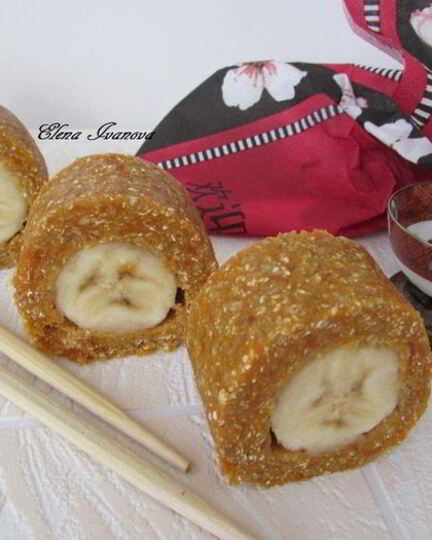 Рецепт банановых роллов