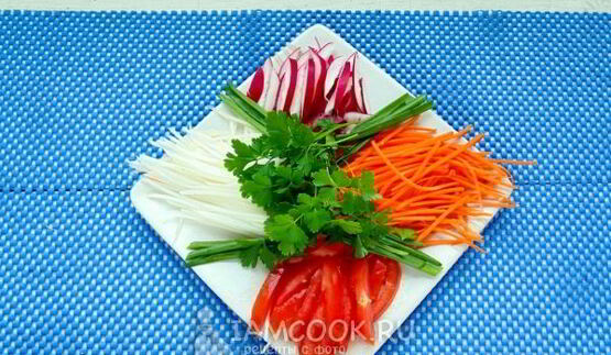 овощные роллы с огурцом и авокадо