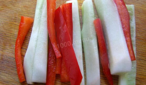 постные роллы с огурцом