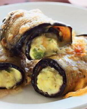 Роллы из баклажанов