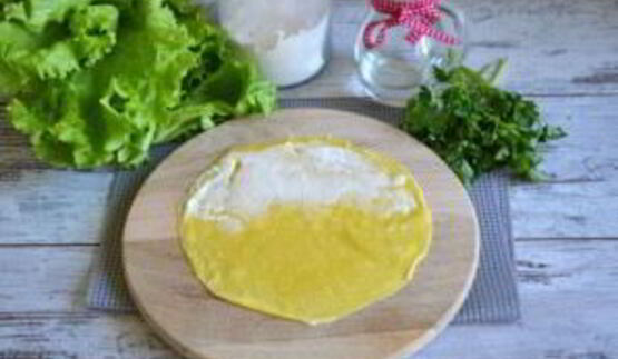 роллы из блинов