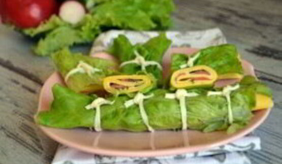 роллы из блинов