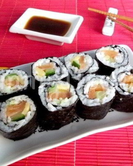 Рецепт роллов с семгой