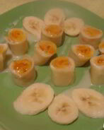 Роллы с творожным кремом