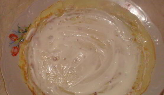 роллы с творожным кремом