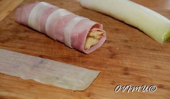 ветчино-картофельные роллы