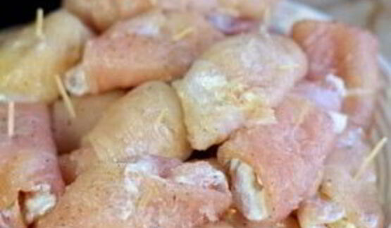 куриные рулетики с апельсином