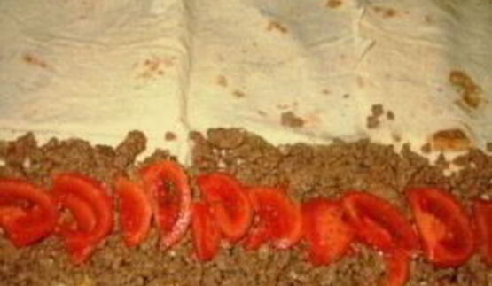 мясной рулет из лаваша