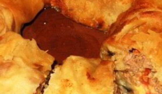 мясной рулет из лаваша