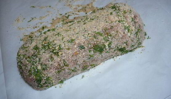 мясной рулет с брынзой