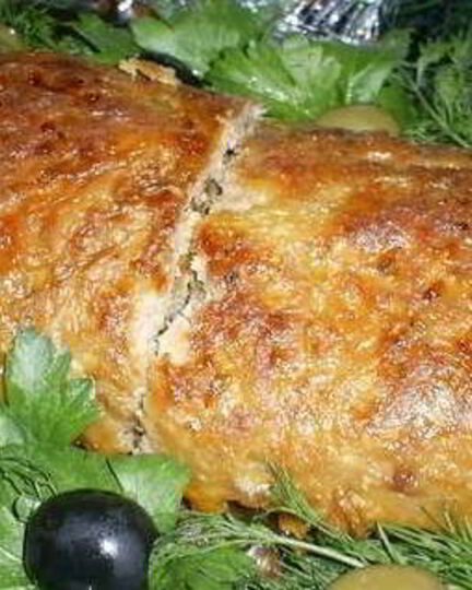 Рецепт мясного рулета с макаронами