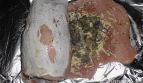 мясной рулет в фольге
