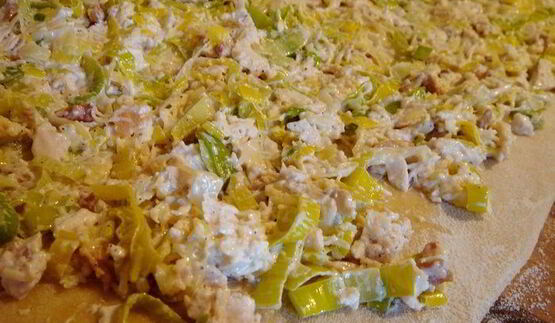 паста-рулет с курицей и беконом для защитников отечества