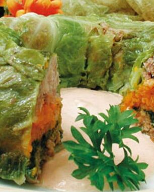 Рулет из капусты