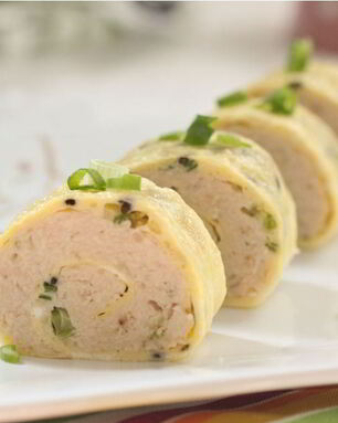 Рулет из куриного фарша