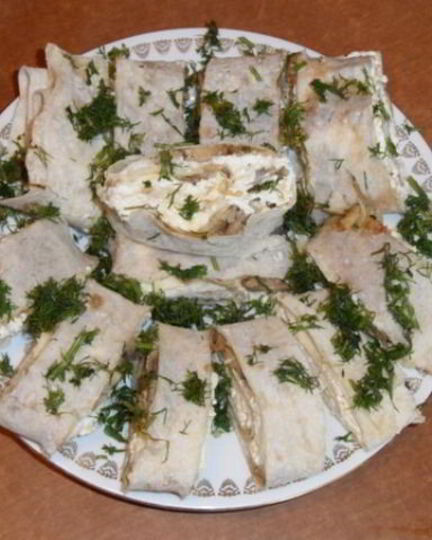 Рецепт рулета из лаваша с шампиньонами