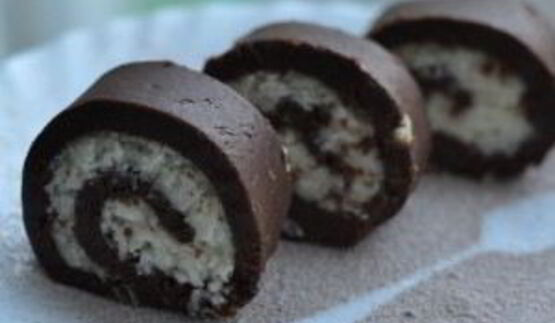 рулет из печенья без выпечки